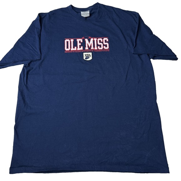 Nike Other - Ole Miss Rebels Shirt Mens XL NCAA Football Nike College Tee Retro 2XL Patch